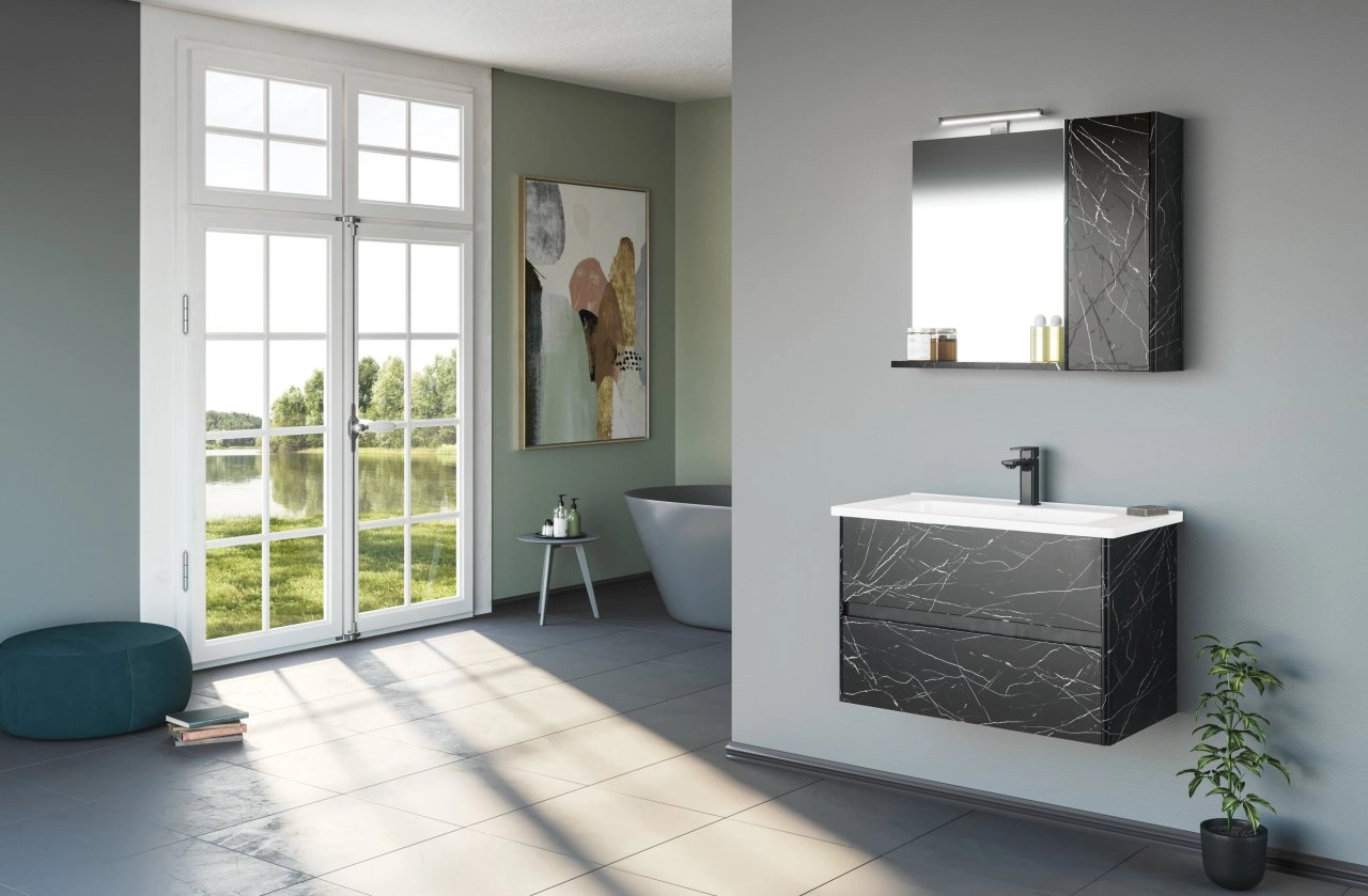 Dulap penal ORKA Duden Stone 168x40x30 Venato