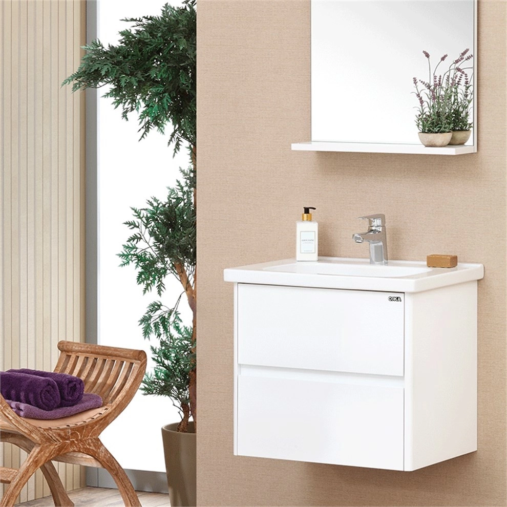 Умывальник с тумбой ORKA Duden 60 White