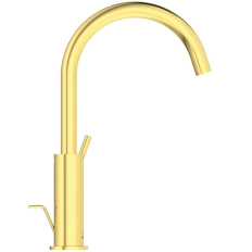 Смеситель для раковины высокий Ideal Standard Atelier Joy Brushed Gold BC777A2