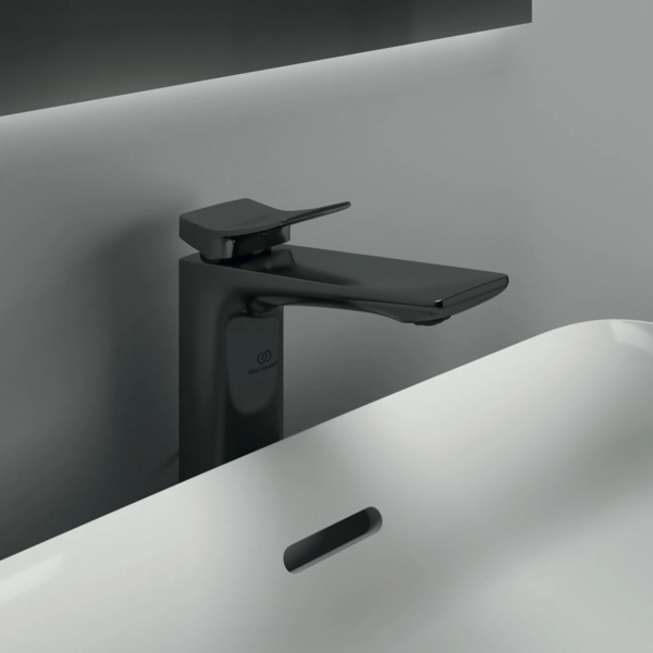 Смеситель для раковины высокий Ideal Standard Atelier Conca Magnetic Grey — вид 3