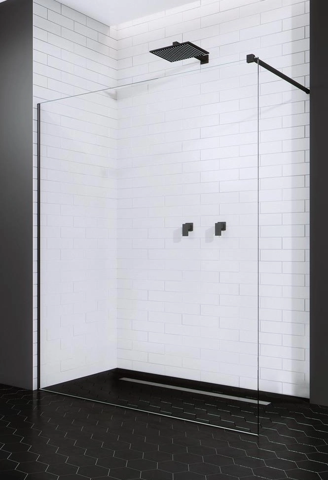 Sticlă de duș Radaway Walk-In Modo New Black II 90x200