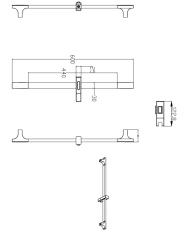 Душевая стойка HERZ SQ Black a50B UH12464B