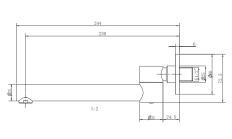 Pipa cada FDesign 244m 1/2 FD8-001-22