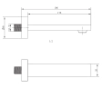 Pipa cada FDesign 196mm 1/2 FD8-004-11