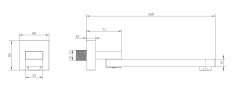Pipa cada FDesign 260mm 1/2 FD8-002-11