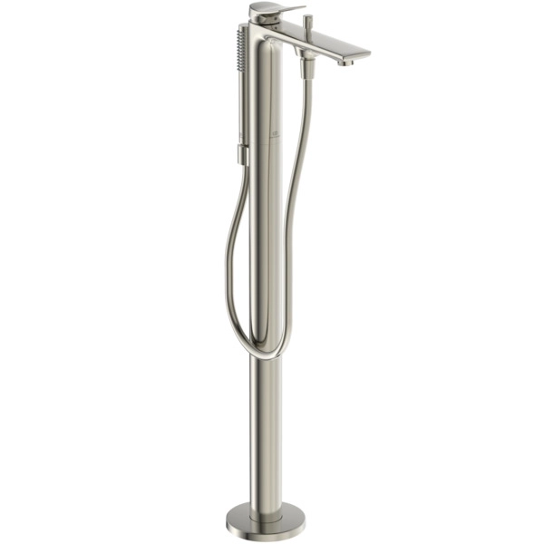 Baterie freestanding pentru cada Ideal Standard Atelier Conca Grande Silver Storm BD460GN