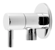 Robinet coltar ceramic FDesign Kleome 1/2''x3/8'' rotund, crom