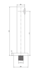 Pipa cada FDesign 200m 1/2 FD8-003-11