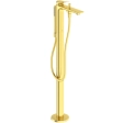Напольный смеситель для ванны Ideal Standard Atelier Conca Grande Brushed Gold BD460A2