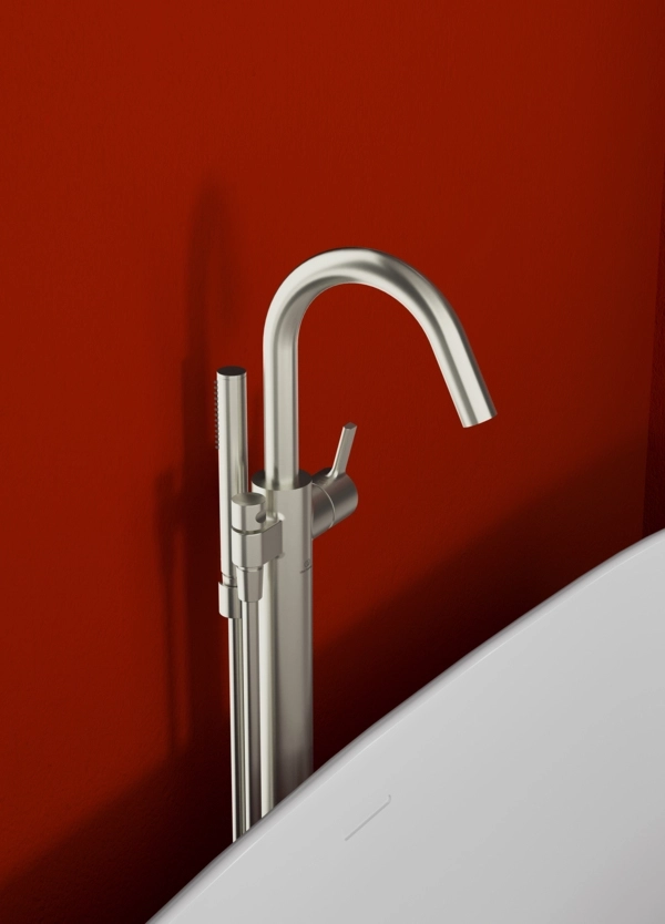 Напольный смеситель для ванны Ideal Standard Atelier Joy Silver Storm BD461GN