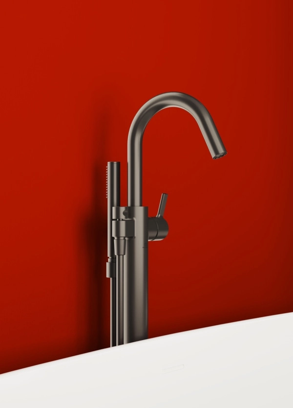 Напольный смеситель для ванны Ideal Standard Atelier Joy Magnetic Grey BD461A5