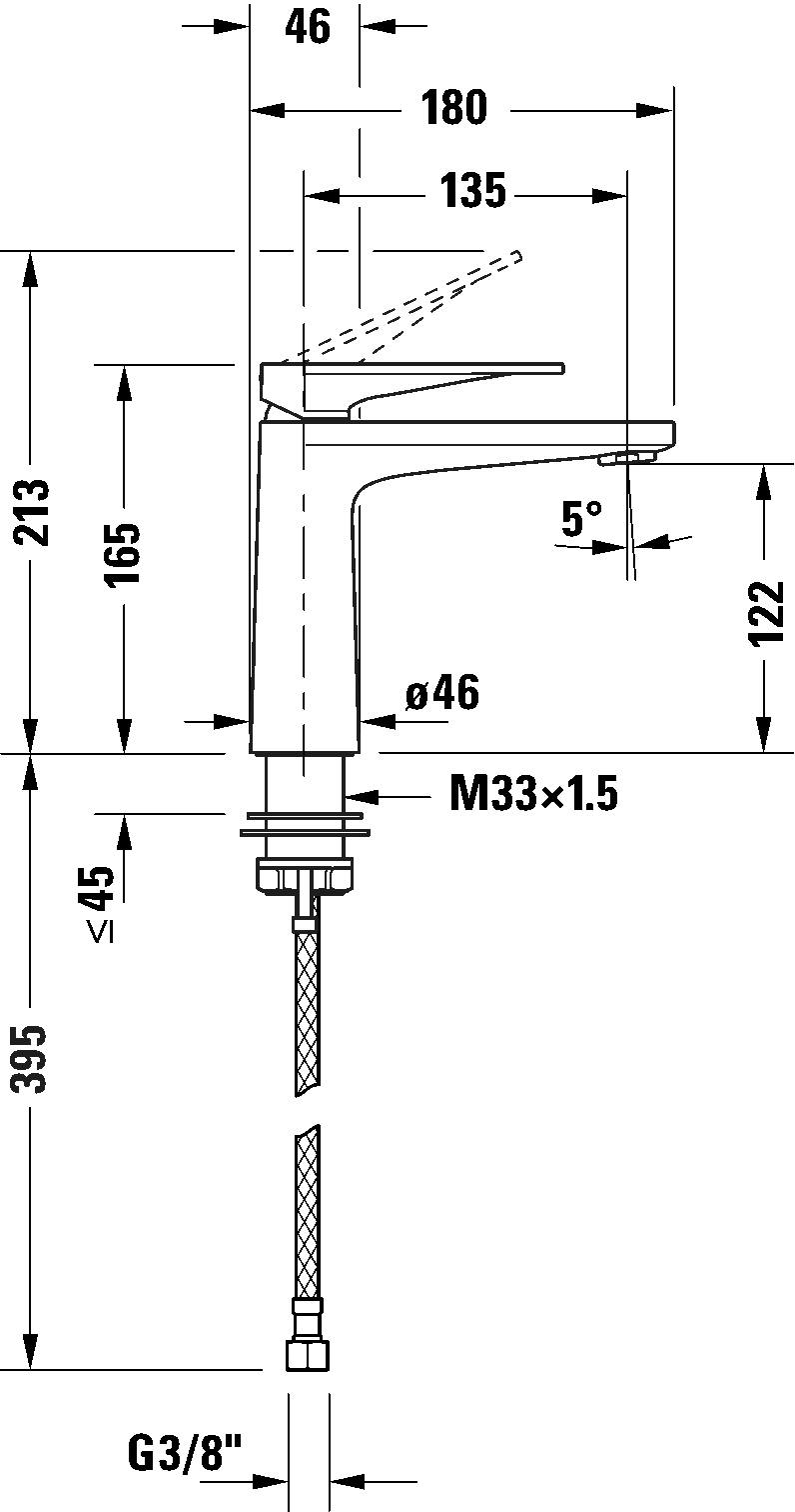Смеситель для раковины Duravit Tulum by Stark M FreshStart — 4
