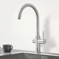 Смеситель кухонный с фильтром, системой охлаждения и газирования воды Grohe Blue Professional C-spout 31323DC2