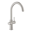 Смеситель кухонный с фильтром, системой охлаждения и газирования воды Grohe Blue Professional C-spout 31323DC2