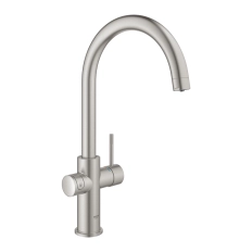 Смеситель кухонный с фильтром, системой охлаждения и газирования воды Grohe Blue Professional C-spout 31323DC2