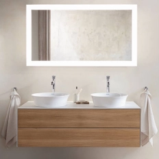 Зеркало с LED подсветкой Duravit White Tulip 750x450 mm WT7060000000000