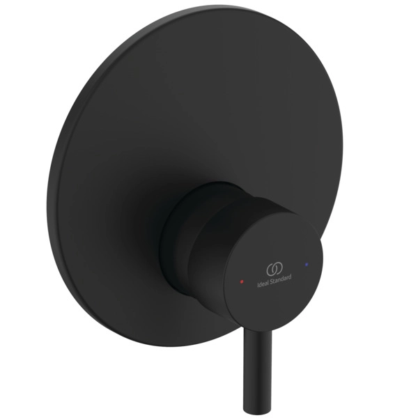 Встраиваемый смеситель для душа 1 режим Ideal Standard Ceraline Black + монтажная часть