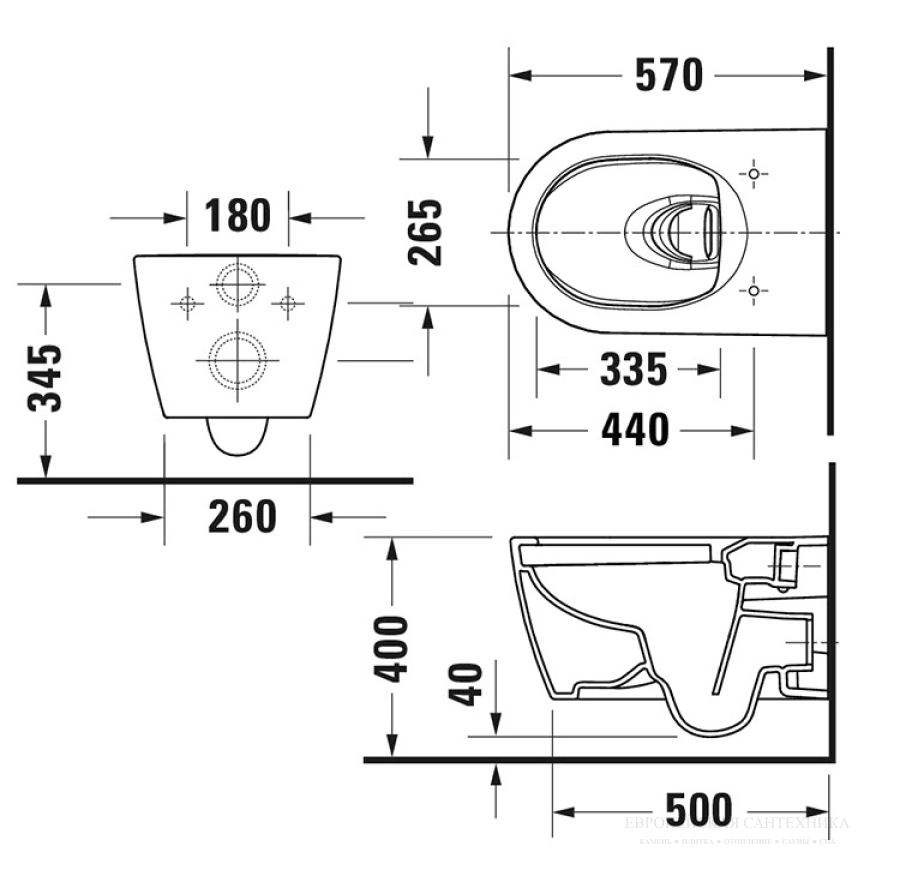 Set vas WC suspendat Duravit Bento Starck Box HG cu capac Soft-Close — 4