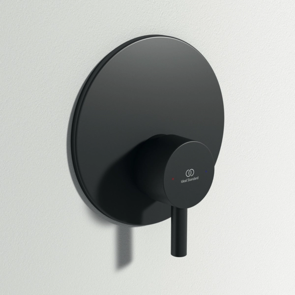 Встраиваемый смеситель для душа 1 режим Ideal Standard Ceraline Black + монтажная часть — 2