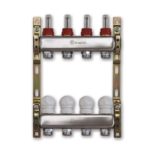 Set distribuitor inox INNOFLOW 3-12 cai cu debitmetru
