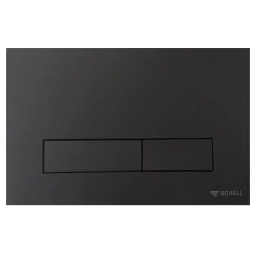 Clapeta actionare Schell WC Konkav Black Mat