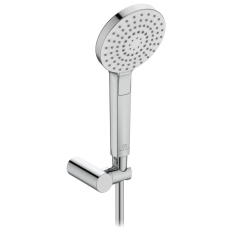 Душевая лейка с 3 режимами, шланг и держатель Ideal Standard IdealRain Cube Evo Jet Round L3 -110 B2239AA