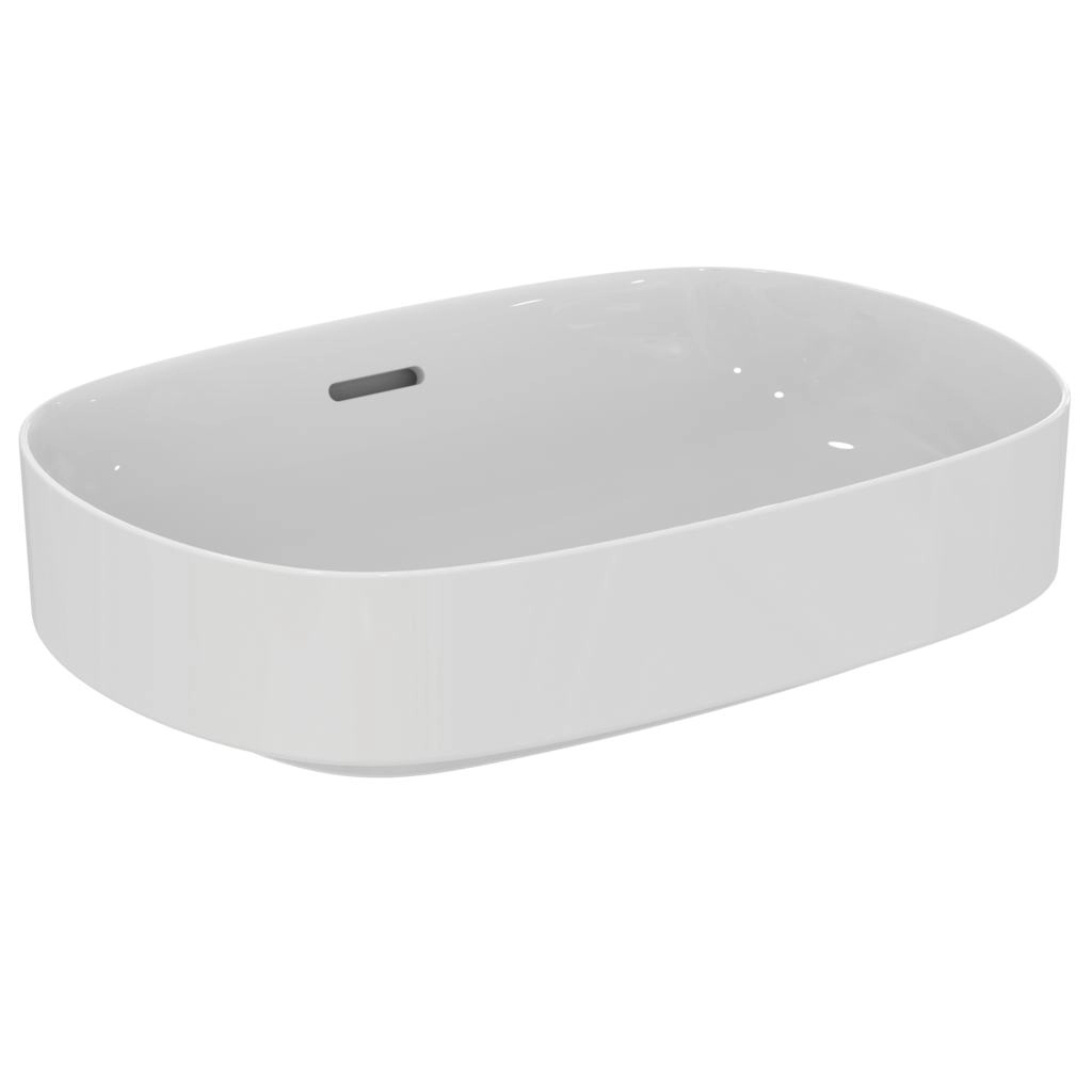 Lavoar pe blat tip bol Ideal Standard Atelier Linda cu preaplin 55x38 cm