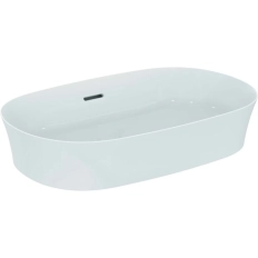 Lavoar pe blat tip bol Ideal Standard Atelier Ipalyss Oval 60x38cm cu preaplin (E139701)