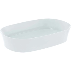 Умывальник на столешнице типа чаши Ideal Standard Atelier Ipalyss Oval 60x38cm без перелива Alb Satinat(E1396V1