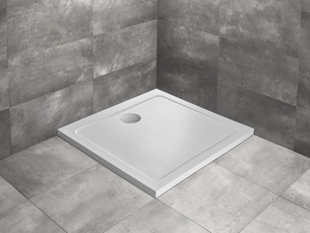 Cadita dus Radaway Doros C 90x90x45 Piatra alba (SDRC9090-01-04S)