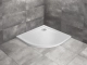 Cadita dus Radaway Doros A 90x90x45 Piatra alba (SDRA9090-01-04S)
