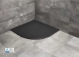 Cadita dus Radaway Kyntos A 1000x1000x30 negru (HKA100100-54)