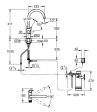 Baterie bucătărie Grohe Blue Pure Baucurve cu filtru de apa 30555000