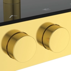 Душевая система термостатическая Ideal Standard Solos Brushed Gold A7883A2