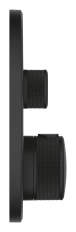 Baterie duș încastrată termostatată 2 cai Grohe GRT Smartcontrol Phantom Black 29507KF0