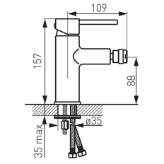Baterie bideu Ferro Fiesta BFI6G