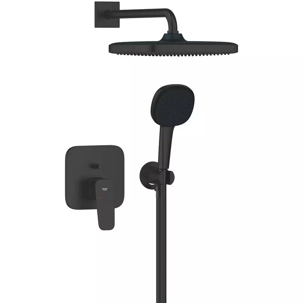 Set de duș îngropat Grohe Cubeo Black