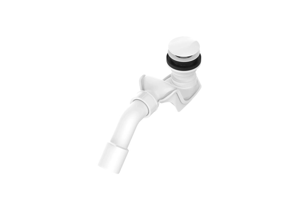 Сифон для ванны автоматический Roca push-open White Glossy A24L58100R