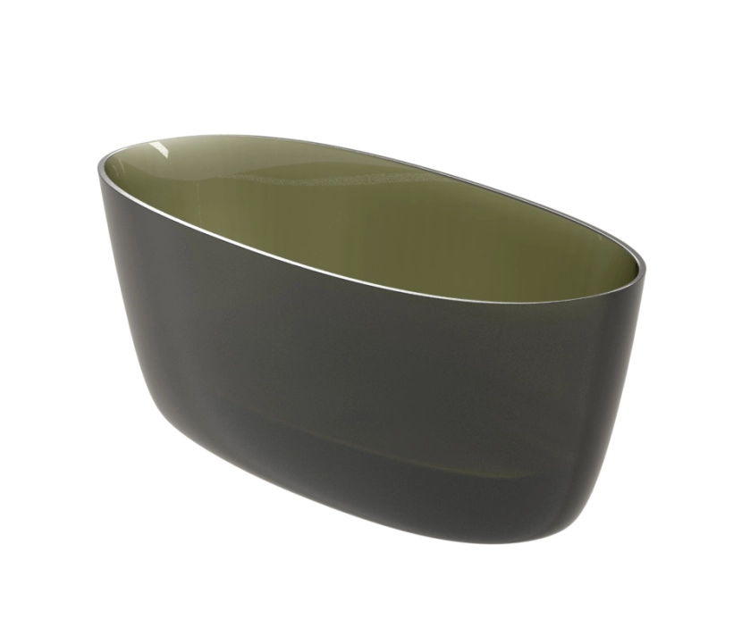 Ванна SOLID SURFACE RIHO OVAL 160x72 Frosted Forest