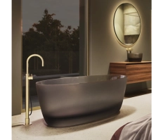 Cada SOLID SURFACE RIHO OVAL 175x80 Frosted Smoke