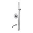 Set de duș îngropat Omnires Y Brushed Nickel SYSYW01NI