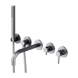 Baterie cada încastrată Omnires Y Brushed Nickel Y1237-1NI