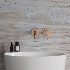 Смеситель встраиваемый для раковины Omnires Y (19-21 cm) Brushed Copper Y1215HLCPB