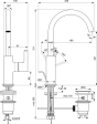 Смеситель для раковины высокий Ideal Standard Atelier Joy BC777AA