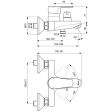 Baterie cada Ideal Standard Cerafine D BC494AA