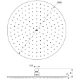 Верхний душ Ideal Standard IdealRain D400 A5804AA 40 см