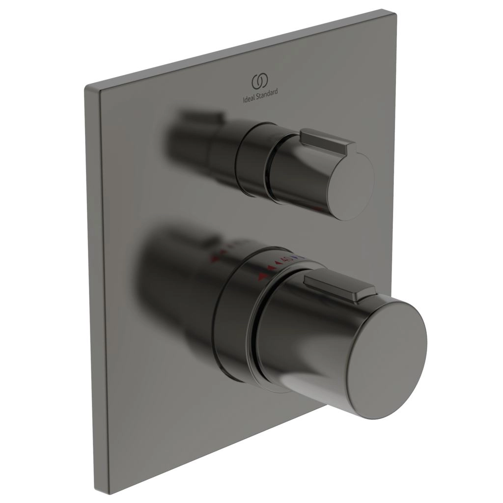 Встраиваемый термостатический смеситель для душа 1 режим Ideal Standard Ceratherm C100 Magnetic Grey — 1