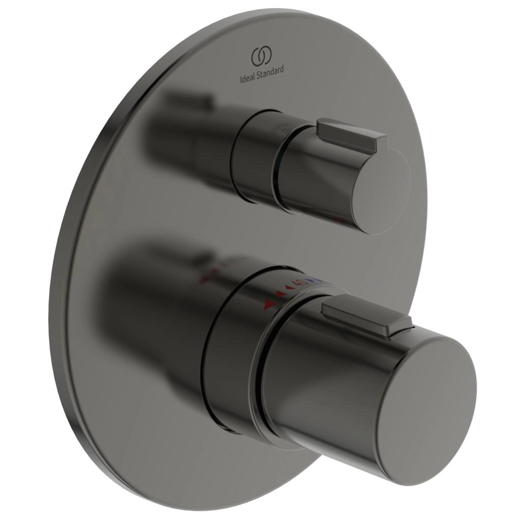 Встраиваемый термостатический смеситель для душа 1 режим Ideal Standard Ceratherm T100 Magnetic Grey
