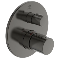 Встраиваемый термостатический смеситель для душа 1 режим Ideal Standard CERATHERM T100 Magnetic Grey A5813A5