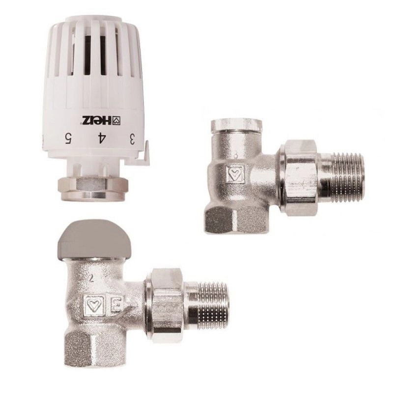 Set robinet cap termostat + retur 1/2 HERZ cu garnitura